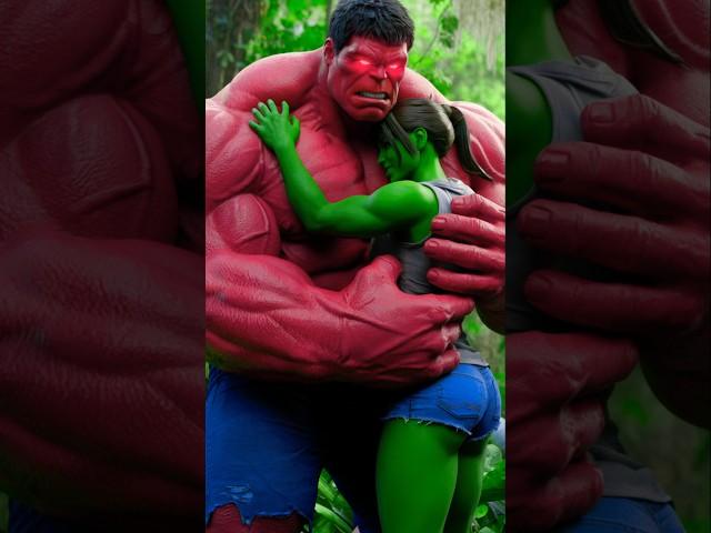 THE RED HULK AND NORMAL HULK  #shorts