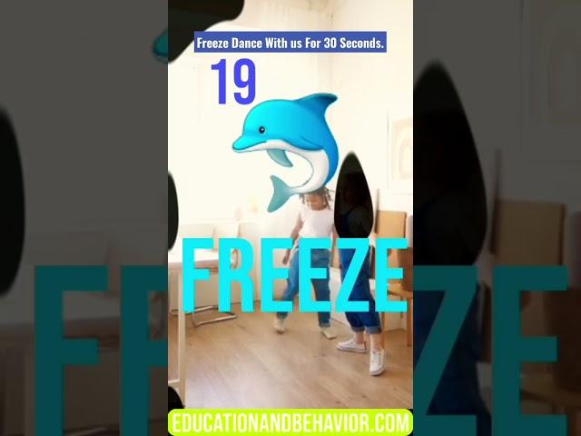 30 Second Freeze Dance for Kids by educationandbehavior.com