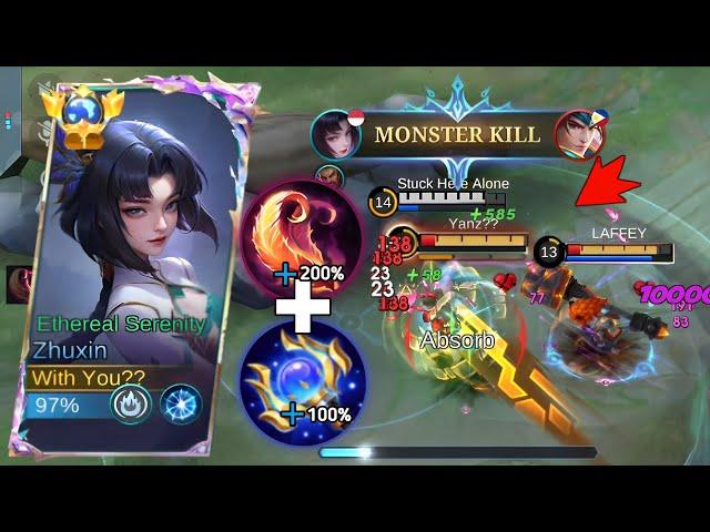 FINALLY!! TOP GLOBAL ZHUXIN BRUTAL BUILD 1 HIT 2024! (recommended build!) - ZHUXIN MLBB