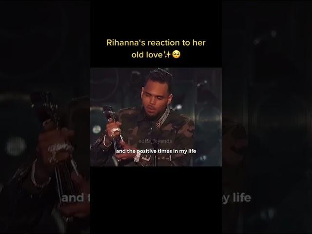 Rihanna Reacting To Her Ex Chris Brown #shorts #subscribe #rihanna #chrisbrown #badgalriri #tiktok