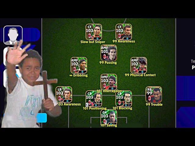 WHEN YOU PLAY AC MILAN LEGENDS ON LEGEND MODE  | Efootball 2025 ‍