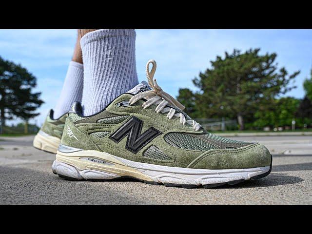 WEARING THE JJJJOUND NEW BALANCE 990v3 "OLIVE" FOR 5 MONTHS! | 5 Month Wear Update (Pros vs Cons)