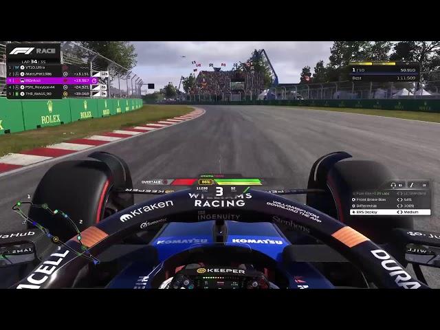 F1 League Race (Canadian Grand Prix) Purple Sector Racing League - Round 9/24