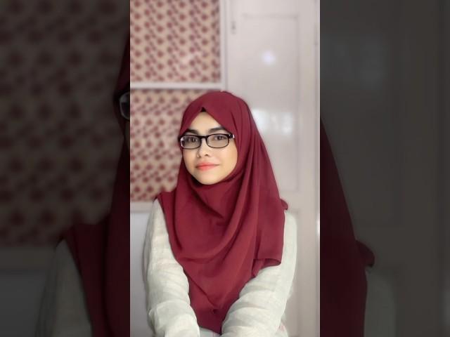 Hijab tutorial with glasses | hijab tutorial for school | hijab tutorial for college | #shorts