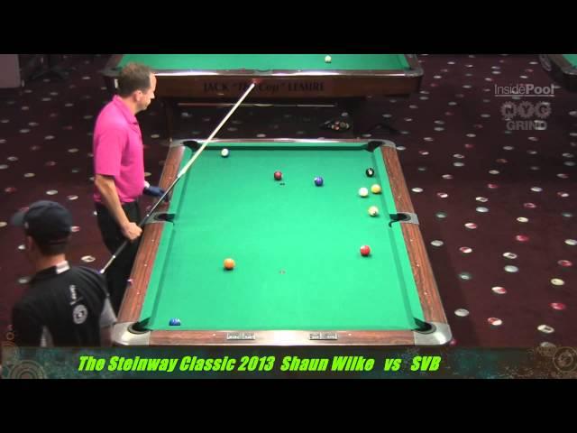 Shane Van Boening vs Shaun Wilkie at the 2013 Steinway Classic InsidePoolmag NYCgrind