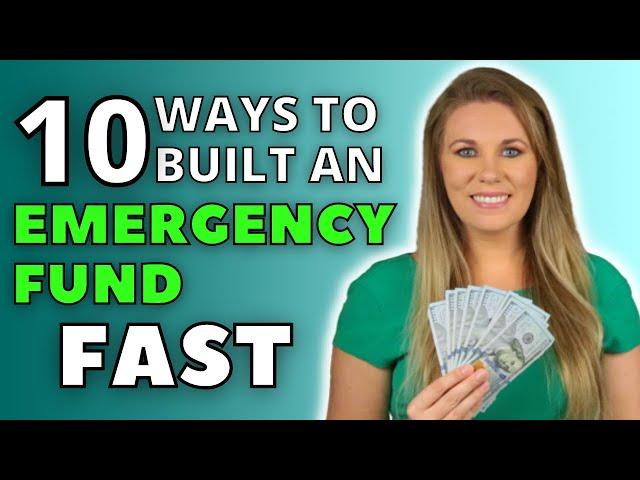 10 Ways To Build An Emergency Fund FAST!