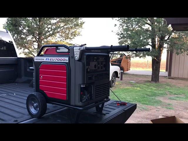 Honda EU 7000is Generator Unboxing
