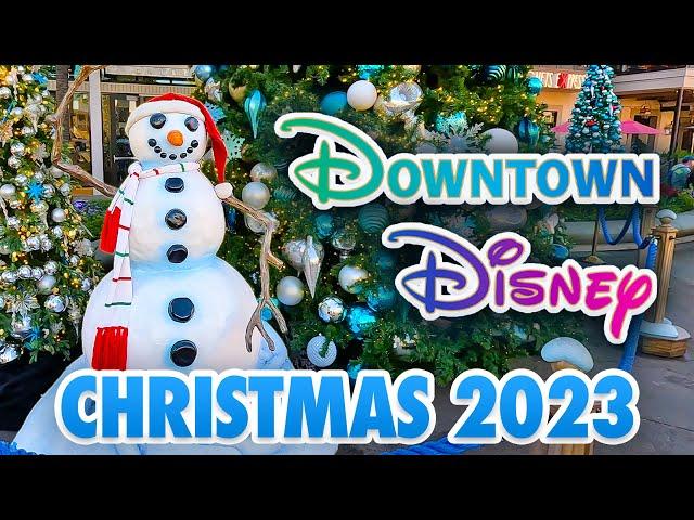 Downtown Disney Christmas 2023 - Disneyland Resort Walkthrough [4K POV]