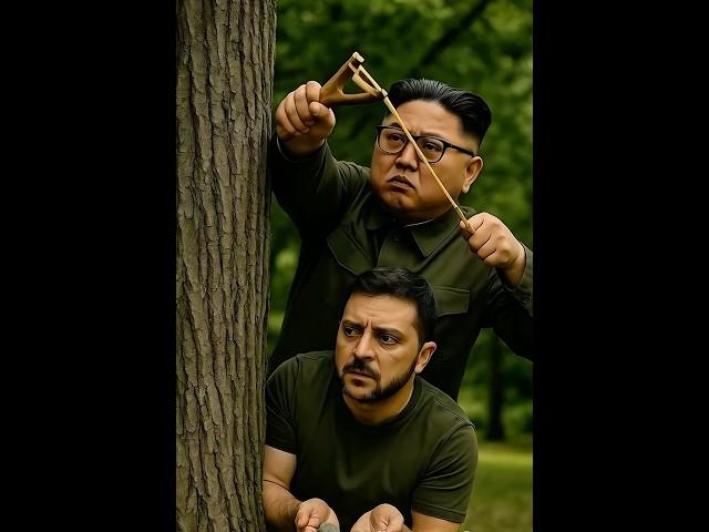 Trump & Putin’s Peace Meal Turns Into CHAOS! (Thanks, Kim!)  #shorts #trump #funny