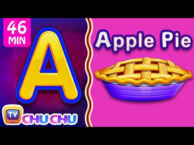 Food Alphabet ABC Phonics Song & Many More ChuChu TV Toddler Learning Videos