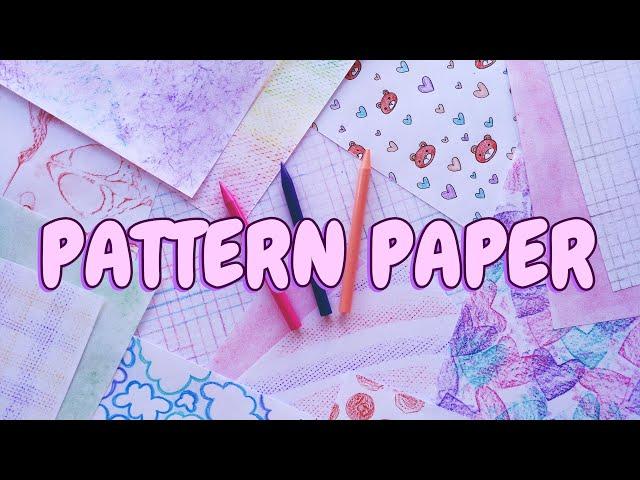 HOW TO MAKE PATTERN PAPER AT HOME  PAINTING WITH CRAYONS (1)