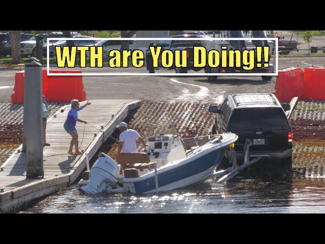 She Can't Believe He is Doing This!! | Miami Boat Ramps | Boynton Beach