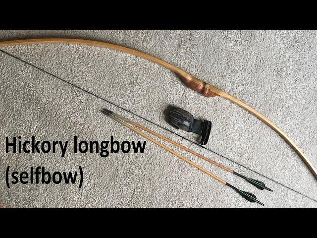 Making a hickory longbow (selfbow)