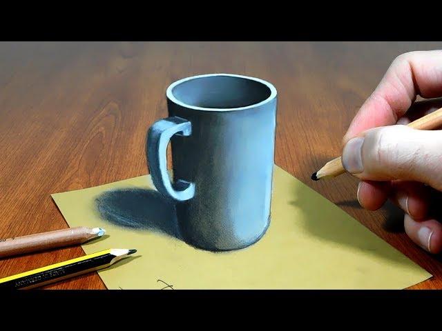 3D Trick Art on Paper   Mug   Sonhos com Dimensão