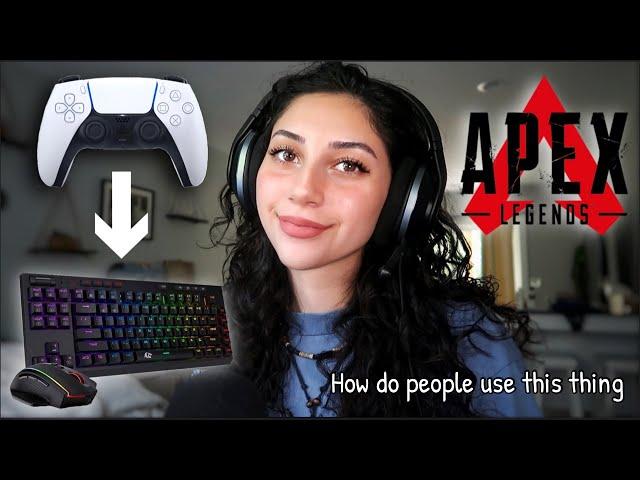 Controller Player uses Mouse and Key for THE FIRST TIME// Apex Legends