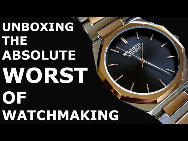 I bought the BIGGEST SCAM in watch making … Spaghetti Scametti Unboxing!