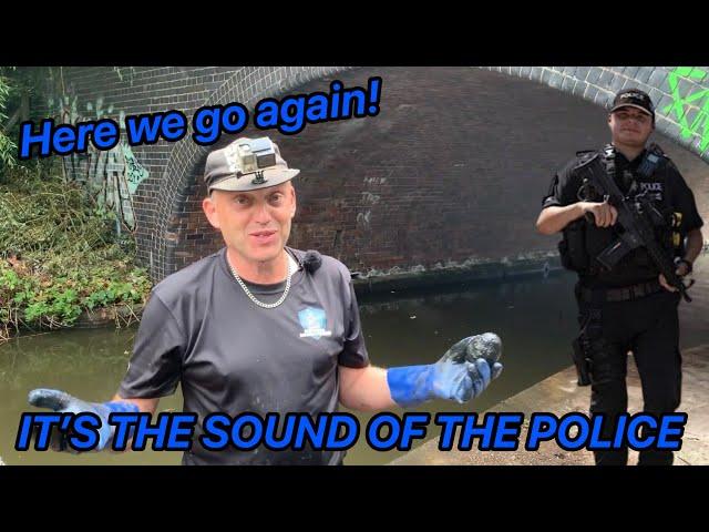 IT'S THE SOUND OF THE POLICE.. AGAIN!!! MAGNET FISHING #204