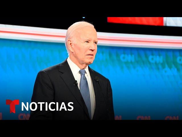 Cansado y con catarro: así llegó Biden a su primer debate con Trump | Noticias Telemundo