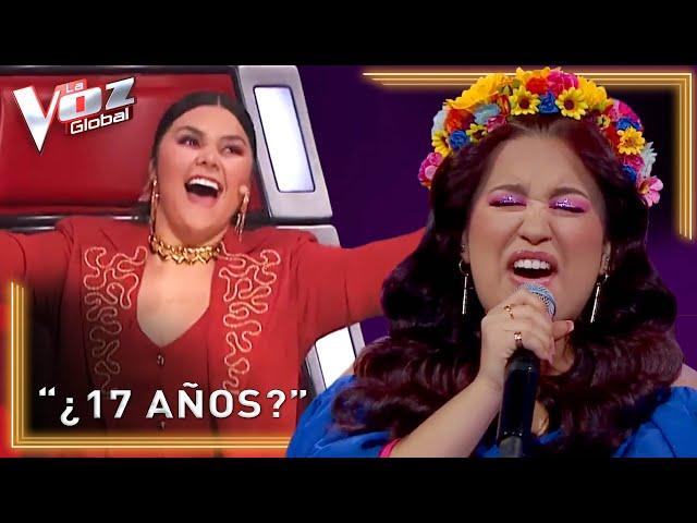 MEXICANA de 17 años hizo GIRAR las 4 sillas en La Voz | EL PASO #92