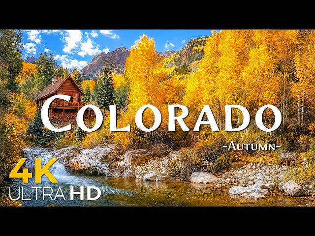 Colorado 4K Autumn Aerial Film -  Breathtaking Views of the Rocky Mountains - Video 4K HDR