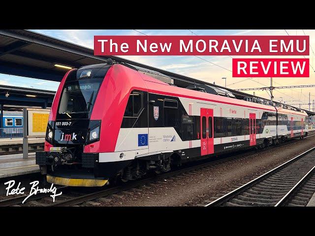 TRIP REPORT | Class 550 MORAVIA unit | Skoda EMU | JMK S9 line Hodonín to Břeclav