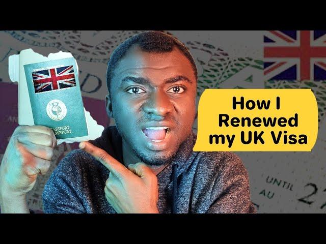 HOW I RENEWED MY UK VISA (HEALTH & CARE WORKER VISA) || UK NURSING