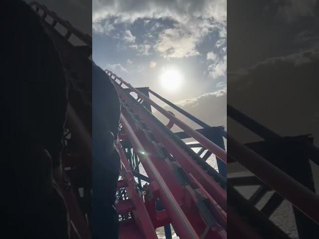 Climbing the big one at blackpool pleasure beach 🫠