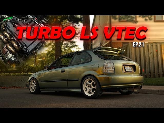 Installing a Built B16 Head on My Turbo LS Vtec Honda Civic (EP.21)