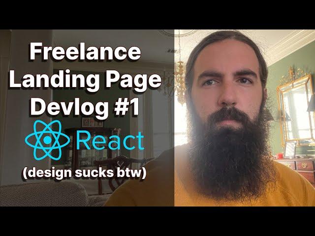 Progress on the Freelance Landing Page! (10 Web Apps, 1 Year Devlog Ep. 1)