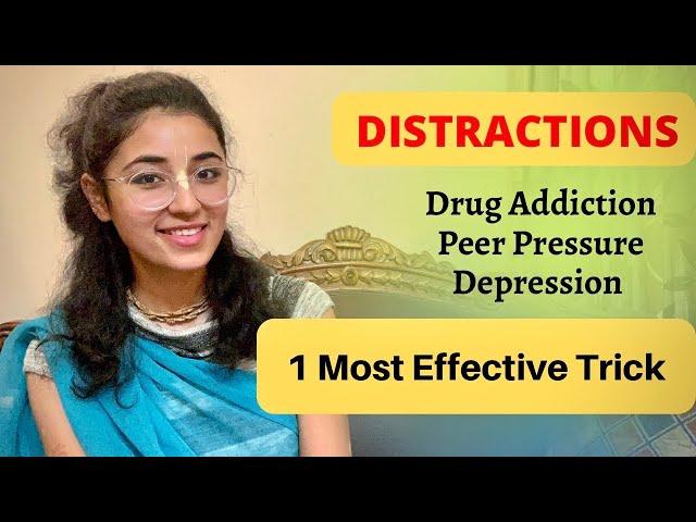 How To Overcome Distractions in Life?? ONE MOST EFFECTIVE FORMULA