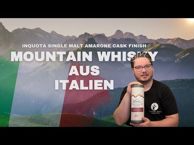 InQuota Mountain Single Malt Amarone Cask Finish Verkostungsvideo #italianwhisky #mountainwhisky