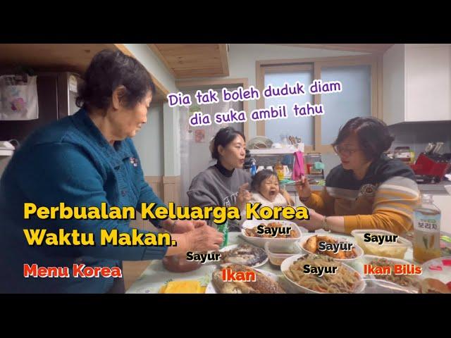 Perbualan Keluarga Korea Waktu Makan, Menu Hampir Semua Sayur