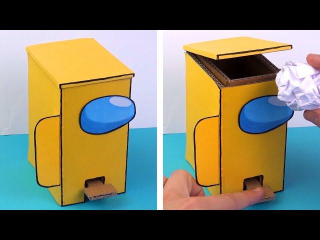 6 AMONG US Transformations ARTS & PAPER CRAFTS - How to draw AMONG US GAME at HOME