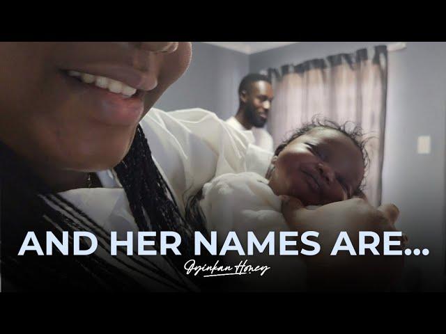 NAMING OUR BABY GIRL THE NIGERIAN WAY | NAMING CEREMONY VLOG | Nigerian in South Africa