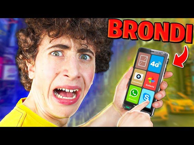 HO USATO UNO SMARTPHONE PER ANZIANI PER 24 ORE! *Brondi*