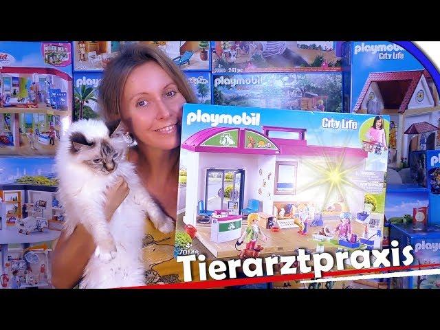 PLAYMOBIL  Tierarztpraxis 70146  zum Mitnehmen   Playmobil Film deutsch  Unboxing