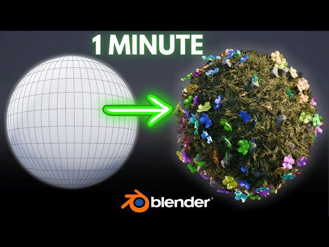 Scatter Objects in Blender in 40 Seconds!