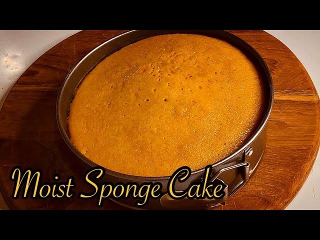 Easy Sponge Cake Recipe, extremely moist and flavorful.