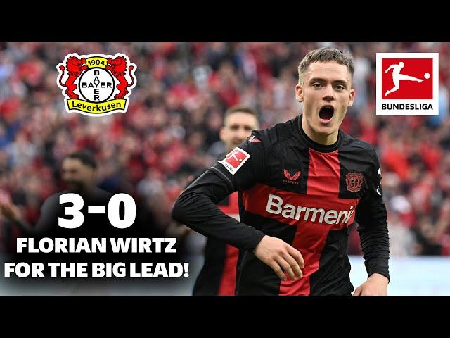 FLORIAN WIRTZ WONDERGOAL - Leverkusen With One Hand on the Bundesliga Title! ️