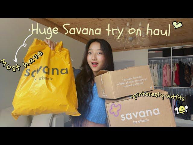 Huge Savana Try On Haul| trendy outfits, clothes & accessories |