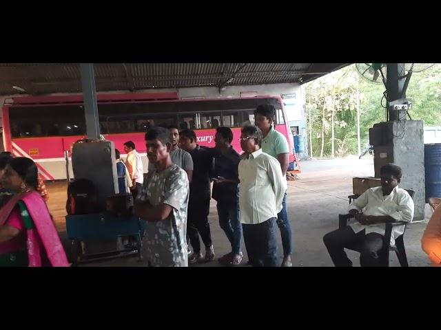 TSRTC Employees Retirement ceremony at Godavarikhani depot