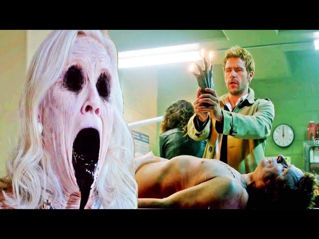 Constantine TV Series Part 1 |Man Burns Young Girl's Fingers To Summon Old Lady Spirit