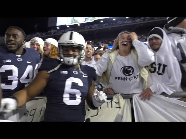 Watch Penn State fans storm the field after upset win over Ohio State