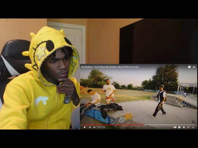 KindlyNxsh - Don't Braai Me [Soldier Man] (Official Visual) REACTION