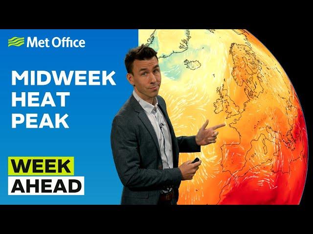 Week Ahead 24/06/2024 – Not hot everywhere