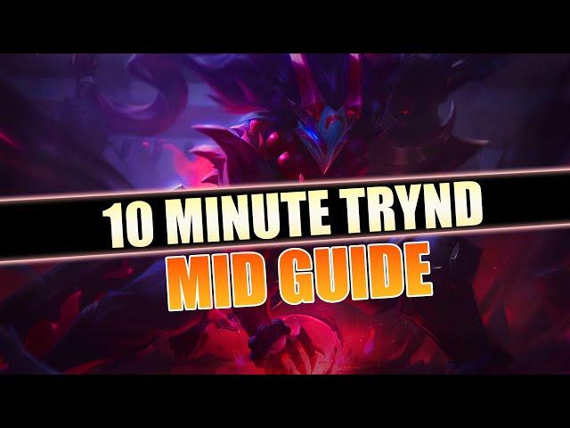 10 Minute TRYNDAMERE MID Guide (Season 13)