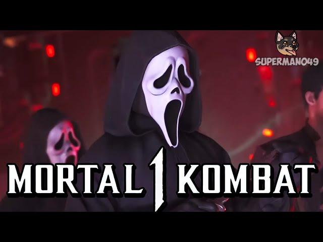 PLAYING WITH GHOSTFACE! - Mortal Kombat 1: "Ghostface" Gameplay (Ghostface DLC)