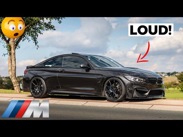 *INSANELY LOUD* 540hp BMW M4 !!! Custom full exhaust Sound!!