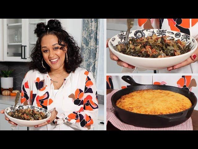 Tia Mowry’s Thanksgiving Collard Greens & Cornbread | Quick Fix