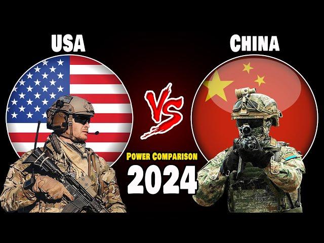USA vs China Military Power Comparison 2024 | China vs USA military power 2024